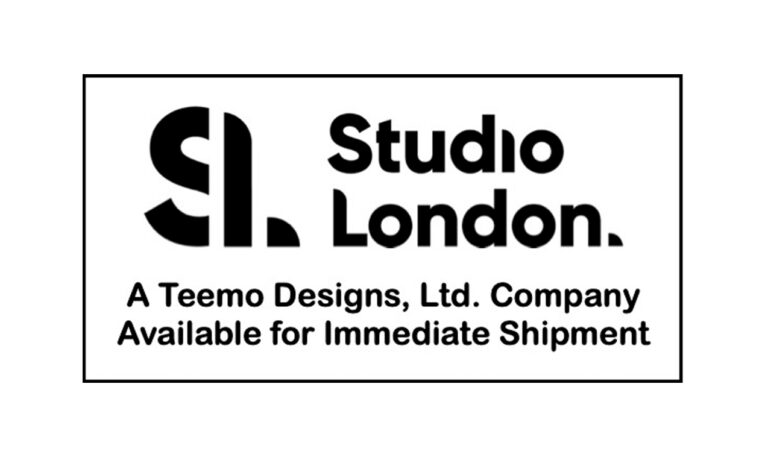 A black and white logo for studio london.